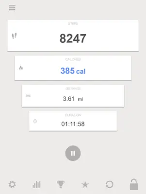 Step & Calorie Counter android App screenshot 0