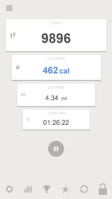 Step & Calorie Counter android App screenshot 10