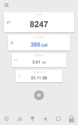 Step & Calorie Counter android App screenshot 4