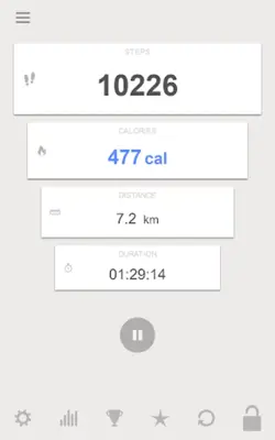 Step & Calorie Counter android App screenshot 7