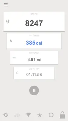 Step & Calorie Counter android App screenshot 8